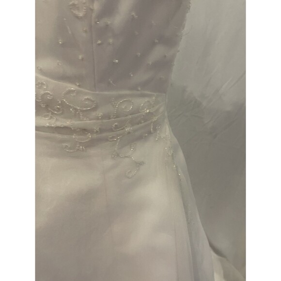 Memories By Maggie Sottero Wedding Gown Strapless with Modesty jacket 14 sequins - Picture 4 of 16